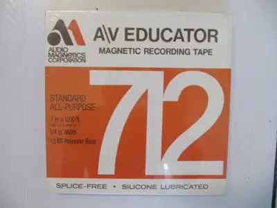 Audio Magnetics Corporation A/V Educator Magnetic Recording Tape, View more