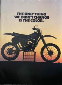 1980 Yamaha YZs Original Multipage Ad