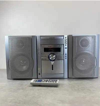 Sharp XL-MP130 Micro Component Stereo System 5 Disc CD Changer + Tape