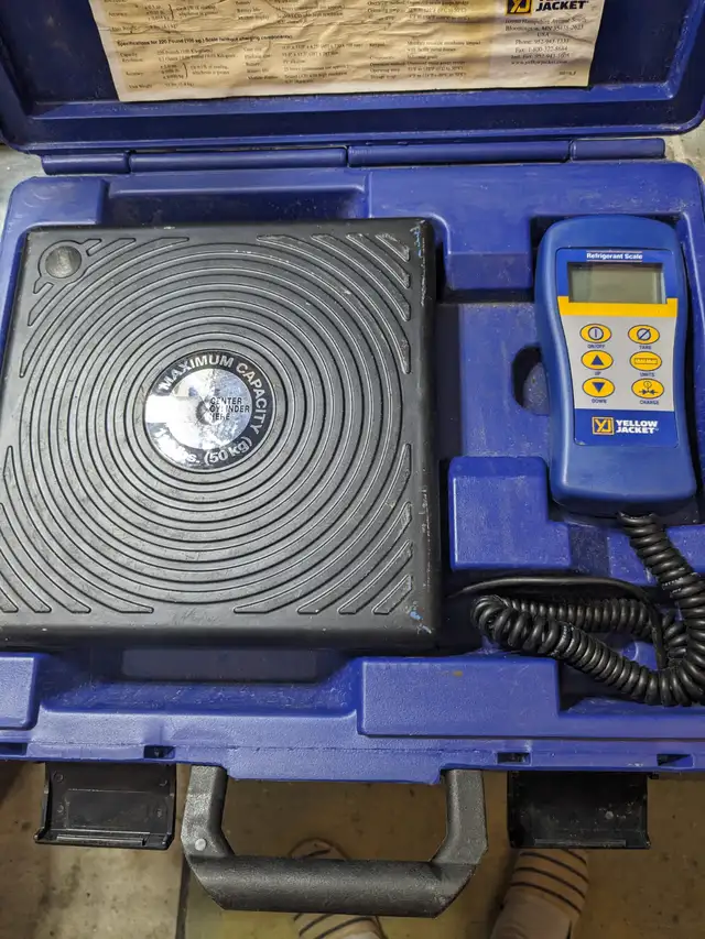 ELECTRONIC FREON SCALE - FREON SCALE - YELLOW JACKET427545444652175364