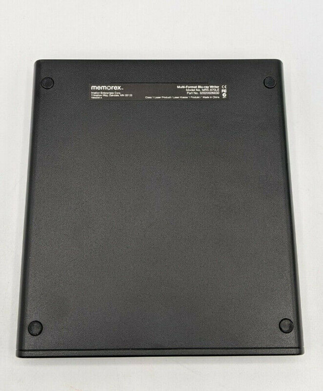 Memorex  Blu-ray Rewriter Slim Portable External Drive in Laptop Accessories in Mississauga / Peel Region - Image 4