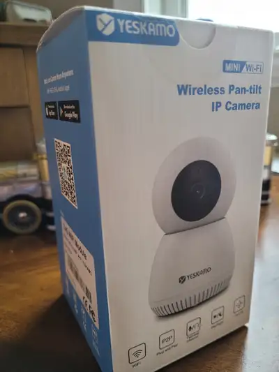 Yeskamo TP-Link Tapo Smart Cam Pan Tilt Home WiFi Camera, View more
