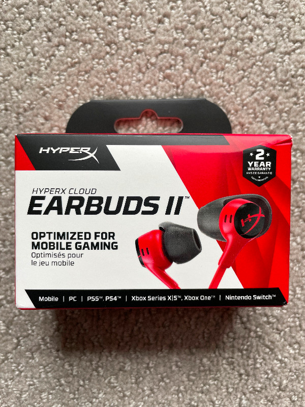 HyperX Earbuds ll in Speakers, Headsets & Mics in St. John's