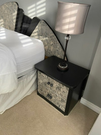 Retro Bedroom Suite- Dresser, Night stands, Headboard and Curio