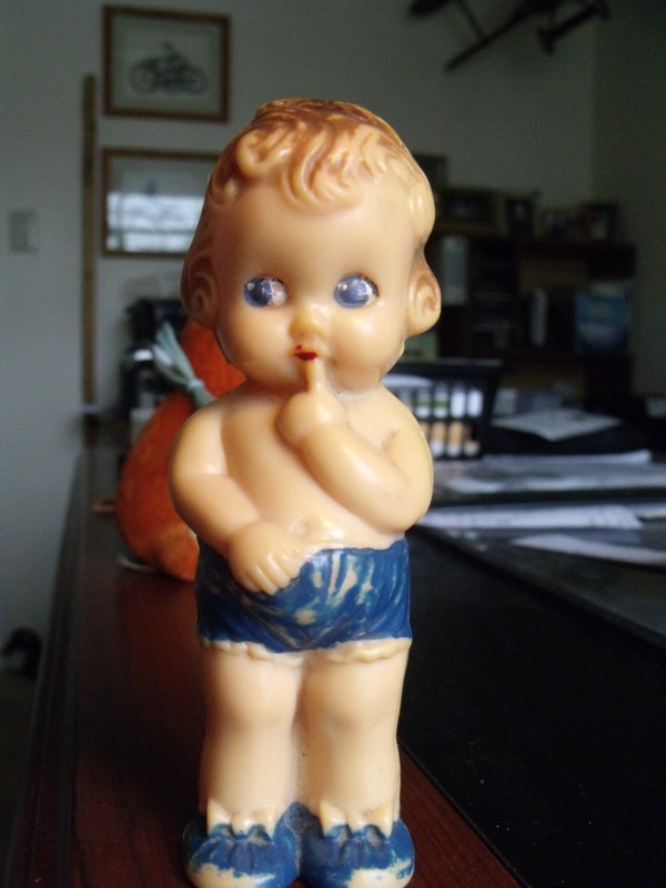 Old Plastic Baby Doll Rattle in Toys in Delta/Surrey/Langley