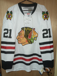 1960 Stan Mikita Chicago Blackhawks NHL ccm jersey sz xl nwt new