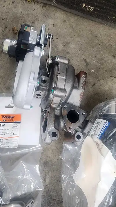 New turbo sold truck before installing. New turbo. New coolant and oil lines for turbo. New studs ev...