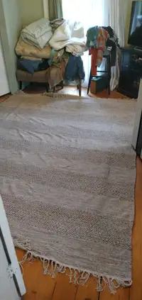Large woven area rug brand new 