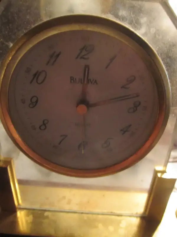 Bulova Desk Alarm Clock  Pen And Pencil Holder Made In Germany in Arts & Collectibles in City of Toronto - Image 3