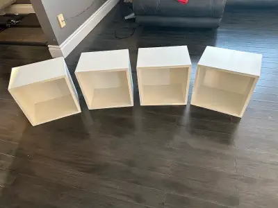 Four IKEA cabinet cubes for sale $30 for all of them. (New they are $25 each)