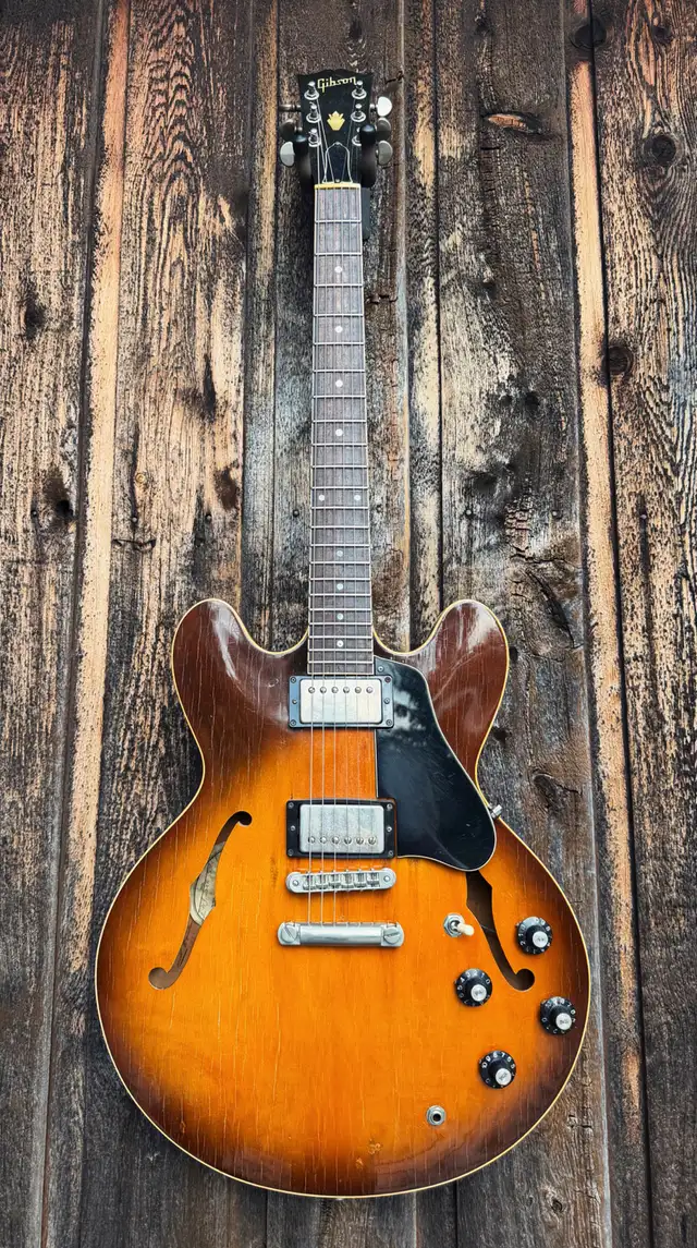 1986 Gibson ES-335 Dot Sunburst in Guitars in Kawartha Lakes - Image 3