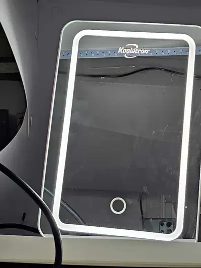 Koolatron Mirrored LED Fridge, View more