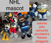 Mascottes hockey LNH
