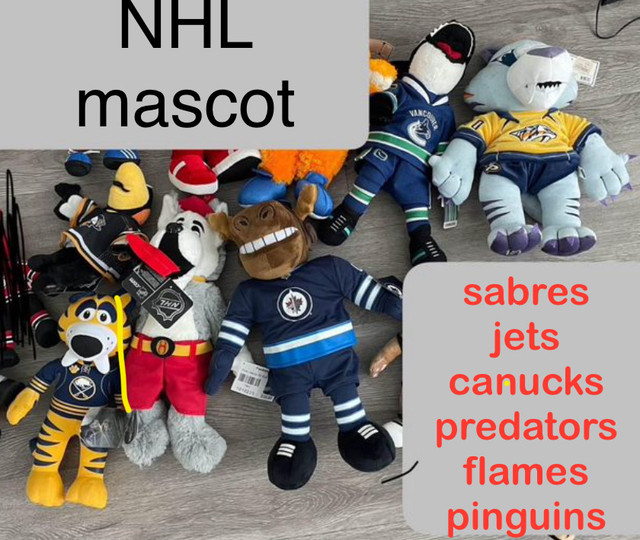 Mascottes hockey LNH dans Jouets et jeux  à Ville de Montréal