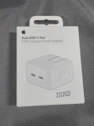 Apple 35W Dual USB-C Power Adapter, View more