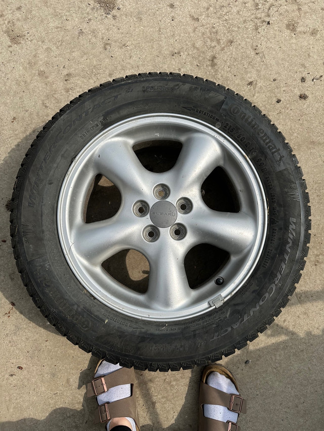 215/60R16 Rims and Tires - 16in. in Tires & Rims in Calgary