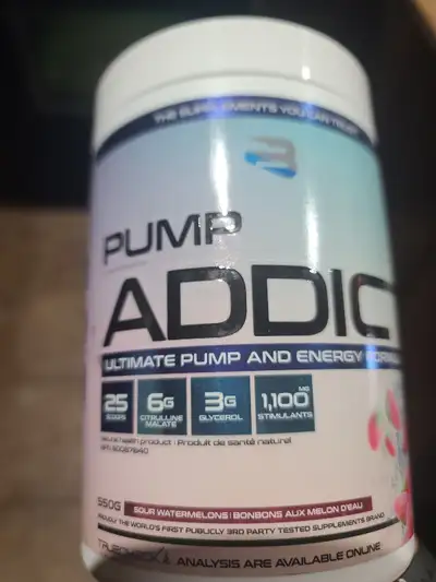 Believe pump addict pre workout, View more
