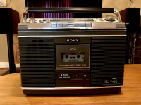 SONY CF580 FM/AM STEREO CASETTE RECORDER