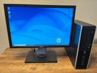HP 6005 pro SFF Computer and DELL 22 inch monitor