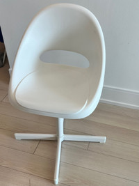 Ikea Child's desk chair, white 