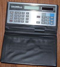 $25 Vintage 1988 Radio Shack checkbook calculator solar power