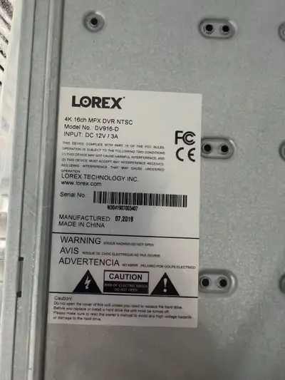 Brand new new used lorex 4k 16ch dvr. Never ended up using it. It's brand new still in package. Plus...