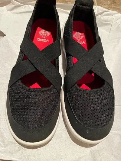 New DESA Black Mary Jane Style Shoes - Size 8, View more