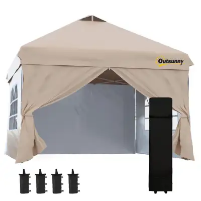 Outsunny 10' x 10' Pop Up Canopy Tent, Instant Sun Shelter, View more