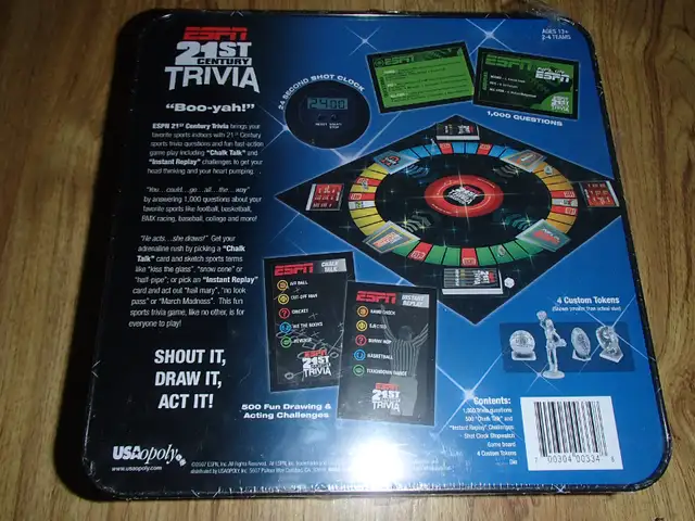 ESPN 21st Century Trivia Game for sale63006660602369121
