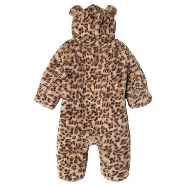 Leopard print lounge snow suit jumpsuit for Twins in Clothing - 0-3 Months in Mississauga / Peel Region - Image 4