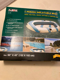 1 Person Inflatable BoatIdeal for Pool,BeachCottage andCamping
