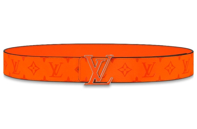 Brand New Men's Orange Reversible Louis Vuitton Belt For Sale! in Men's in Mississauga / Peel Region