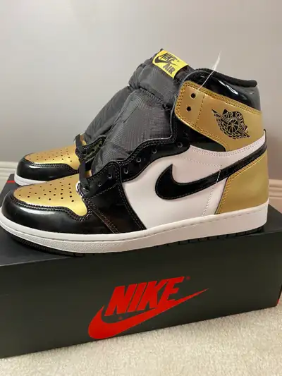 Jordan 1 High Gold Toe - sz 10, View more