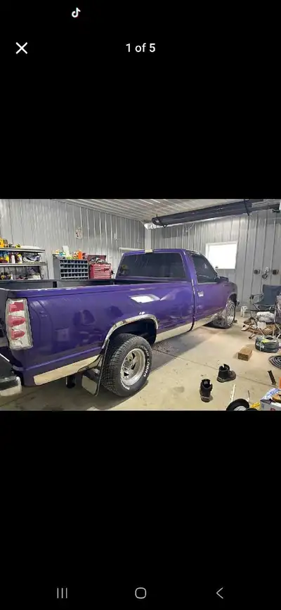 1989 chevy c1500 2wd, cruise, tilt steering, electric locks and windows Stock 350 tbi chevy with a t...