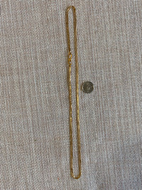 22k solid gold men’s chain 10.8 grams 20 inches long