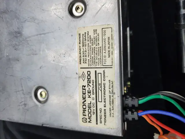 ULTRA RARE PIONEER KE-7200 2-KNOB CASSETTE CAR STEREO JAPAN in General Electronics in Markham / York Region - Image 8
