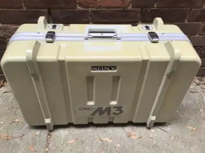 Rare Hard Case Camera Bag for Sony DXC-M3. Height 26” - Width 16” by Depth 9”. Could be Repurposed....