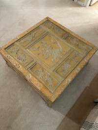 Antique Carved Coffee Table