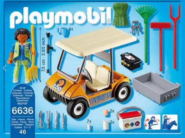 Playmobil 6636 - Zookeeper's Cart in Toys & Games in Kitchener / Waterloo - Image 2