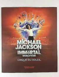 Michael Jackson Immortal Cirque du Soleil Poster - PLAQUE 24x36
