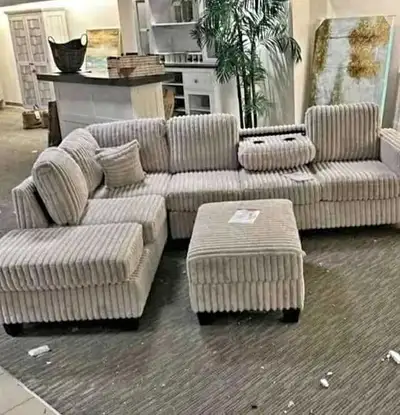 The Lounge 7 seater Couduory sectional sofa , View more