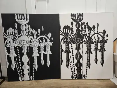 chandelier paintings set, View more