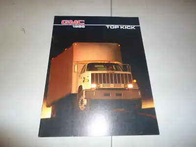 1986 GMC Top Kick Truck Sales Brochure. Like new. 20 Pages. See Pictures. $15 picked up in Angus. Ca...
