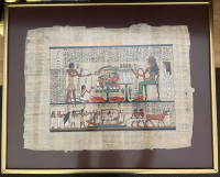  Egyptian papyrus art $80 OBO