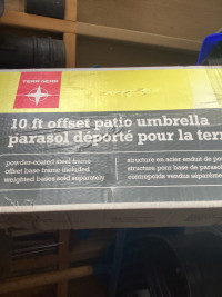 Patio Umbrella, 10 ft. Offset, new, in box