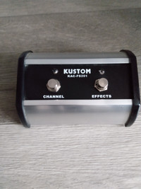 Kustom KAC-FS201 Channel & Effects foot switch.