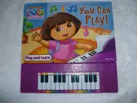 Dora the Explorer You Can Play (Piano Book) with lighted keys