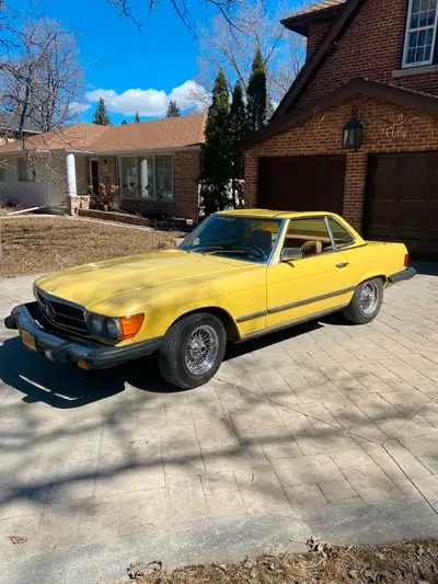 Very Good condition 450 SL. Sun Yellow in colour, with Palomino interior. Seats in great shape with...