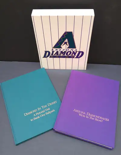 New limited edition Arizona Diamondbacks baseball team 2book set, View more