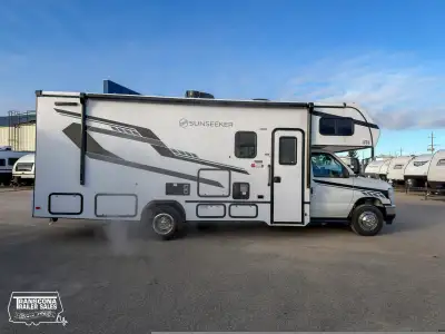 The 2440DS is the perfect couple's rig! There's a queen bed slideout in the rear of the driver's sid...